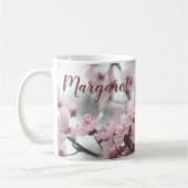 Cherry Blossom Coffee Mok Gepersonaliseerd (Links)