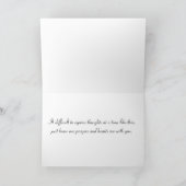 Cherry Blossom Condolence Kaart (Binnen)