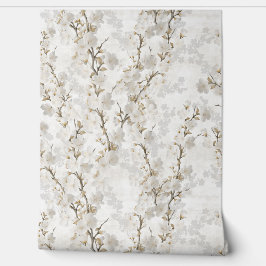 Cherry blossom - crem soft wallpaper rolls behang