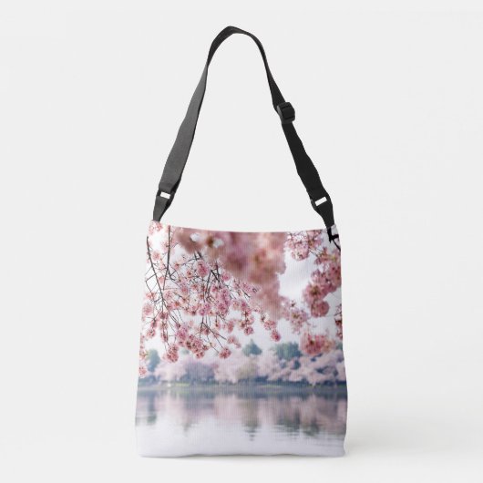 Cherry Blossom Crossbody Tas (Achterkant)