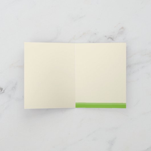 Cherry Blossom Custom Bedankt (groen) (Binnen)