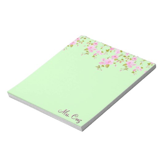 Cherry Blossom  Custom Notitieblok (Linkerzijde)