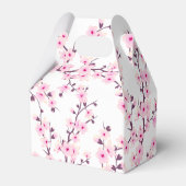 Cherry Blossom Custom Thank You Favor Box Bedankdoosjes (Achterkant)