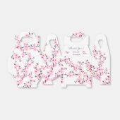 Cherry Blossom Custom Thank You Favor Box Bedankdoosjes (Uitgevouwen)