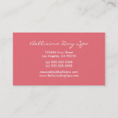 Cherry Blossom Custom Visitekaartjes (roze) (Achterkant)