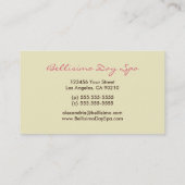 Cherry Blossom Custom Visitekaartjes (roze) (Achterkant)