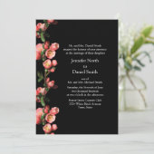 Cherry Blossom Custom Wedding Invitations Kaart (Staand voorkant)
