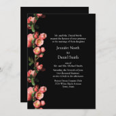 Cherry Blossom Custom Wedding Invitations Kaart (Voorkant / Achterkant)