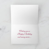 Cherry Blossom D1  Birthday Kaart (Binnen)