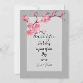 Cherry Blossom dank u Kaart