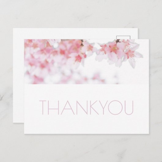CHERRY BLOSSOM DANK U NA DE KAART (Voorkant / Achterkant)