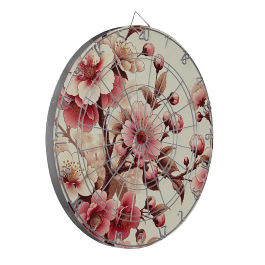 Cherry Blossom Dartbord (Voorkant Links)
