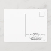 Cherry Blossom. De Meadows, Edinburgh Pola.B.Alex Feestdagenkaart (Achterkant)