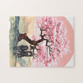 Cherry Blossom decoratieve puzzel Legpuzzel (Horizontaal)
