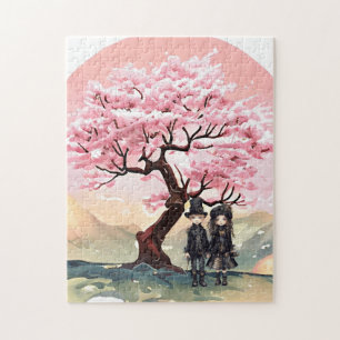 Cherry Blossom decoratieve puzzel Legpuzzel