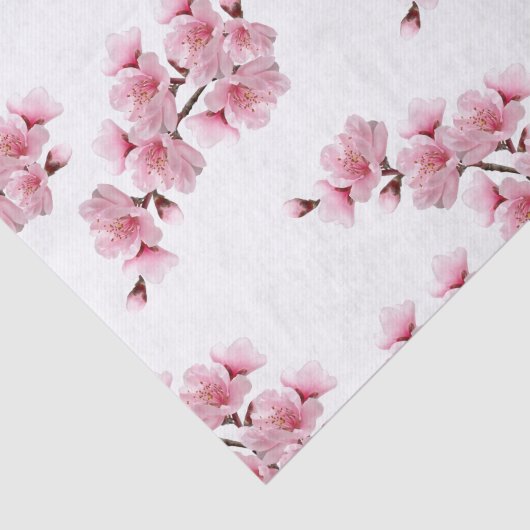 Cherry Blossom Decoupage Tissuepapier (Detail)
