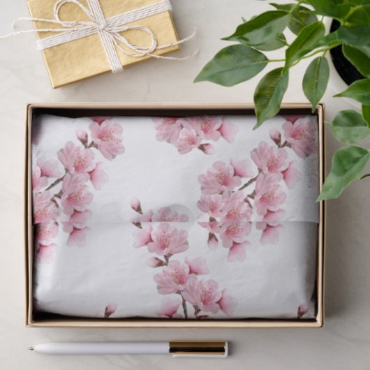 Cherry Blossom Decoupage Tissuepapier (Geschenk)