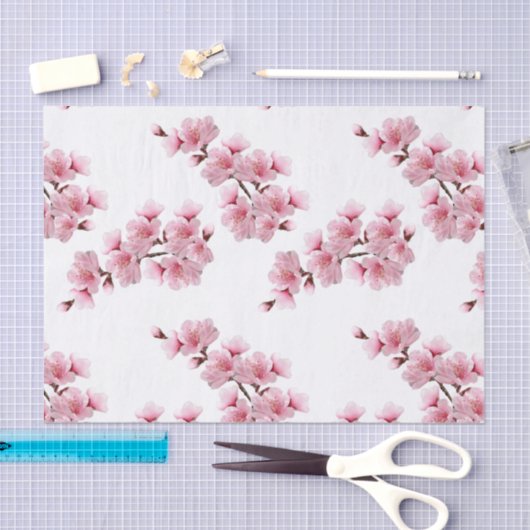 Cherry Blossom Decoupage Tissuepapier (Craft)