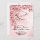 Cherry Blossom Delight Bridal Shower Uitnodiging (Voorkant)