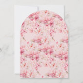 Cherry Blossom Delight Bridal Shower Uitnodiging (Achterkant)