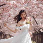 Cherry Blossom Delight Bridal Shower Uitnodiging