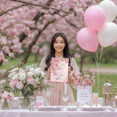 Cherry Blossom Delight Bridal Shower Uitnodiging