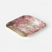 Cherry Blossom Delight Bridal Shower Uitnodiging Papieren Bordje (Gebogen)