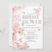 Cherry Blossom Delight Bridal Shower Uitnodigingen (Voorkant)
