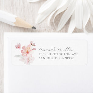 Cherry Blossom Delight Retouradres Etiket