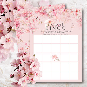 Cherry Blossom Delight Vrijgezellenfeest Bingogame Kaart