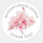 Cherry Blossom Delight Vrijgezellenfeest Ronde Sticker (Voorkant)