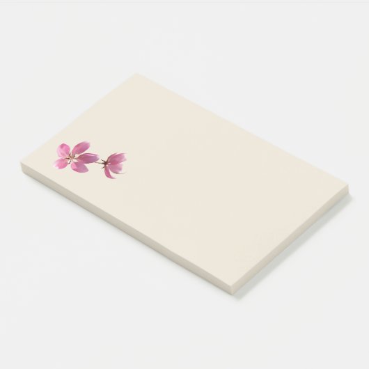 Cherry Blossom Design Post-It Notes (Schuin)