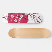 Cherry Blossom Design Skateboard Deck (Horizontaal)