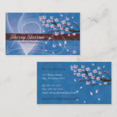 Cherry Blossom design Visitekaartje (Voorkant / Achterkant)