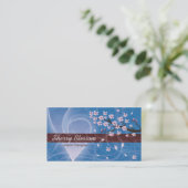 Cherry Blossom design Visitekaartje (Staand voorkant)
