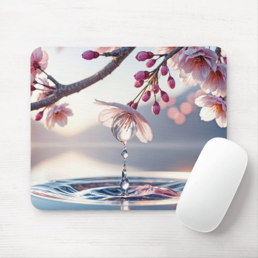 Cherry Blossom Dewdrop Muismat (Met muis)