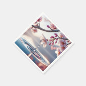 Cherry Blossom Dewdrop Servet (Hoek)
