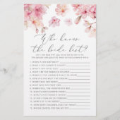 Cherry Blossom die het beste spel kent (Voorkant)