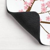  Cherry Blossom Douanenaam Lettering Cute Muismat (Hoek)