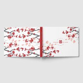 Cherry Blossom & Double Happiness Chinese Wedding Gastenboek (Volledig)