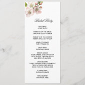 Cherry Blossom Double Sided Flat Program Programmakaart (Achterkant)