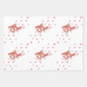 Cherry Blossom Dream: Koi Fish Art Print  Inpakpapier Vel (Voorkant 3)