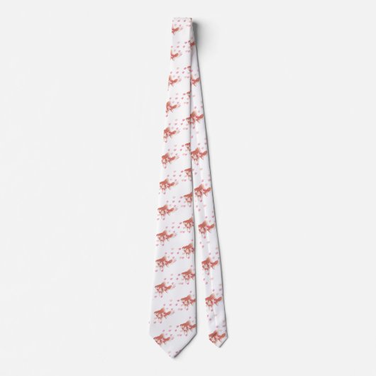 Cherry Blossom Dream: Koi Fish Art Print  Stropdas (Voorkant)