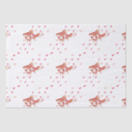 Cherry Blossom Dream: Koi Fish Art Print  Tissuepapier