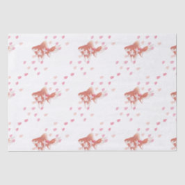 Cherry Blossom Dream: Koi Fish Art Print  Tissuepapier