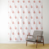 Cherry Blossom Dream: Koi Fish Art Print Wandkleed (In situ)