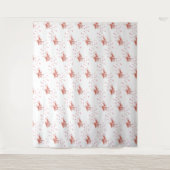 Cherry Blossom Dream: Koi Fish Art Print Wandkleed (Voorkant)