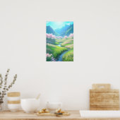 Cherry Blossom Dreams Poster (Keuken)