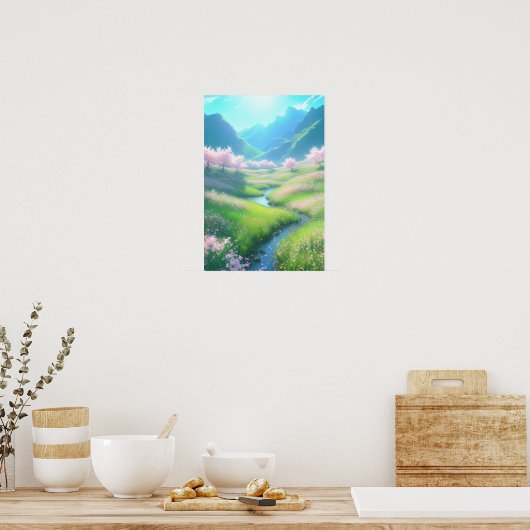 Cherry Blossom Dreams Poster (Keuken)