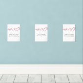 Cherry Blossom Dua Wall Art – Ramadan Wall Set  (Houten vloer)